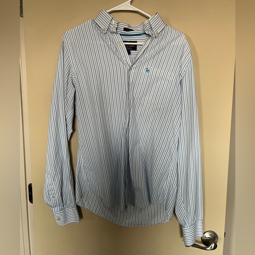 Striped Abercrombie button-down